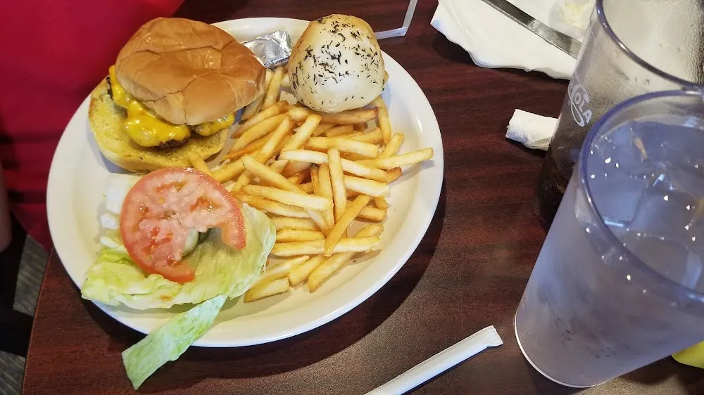 Junior Burger and Fries